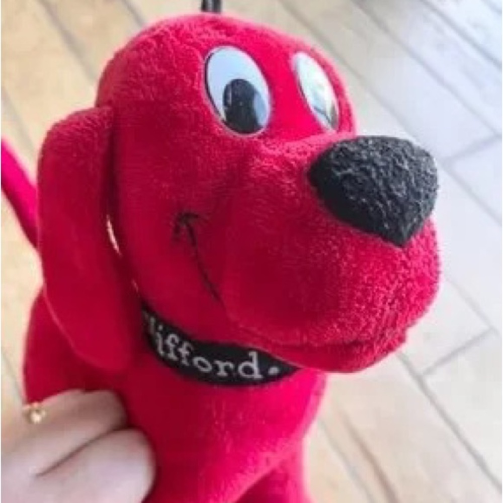 Red Plush Dog Toy - Soft Pet Plush Toy - Picture 6 of 7